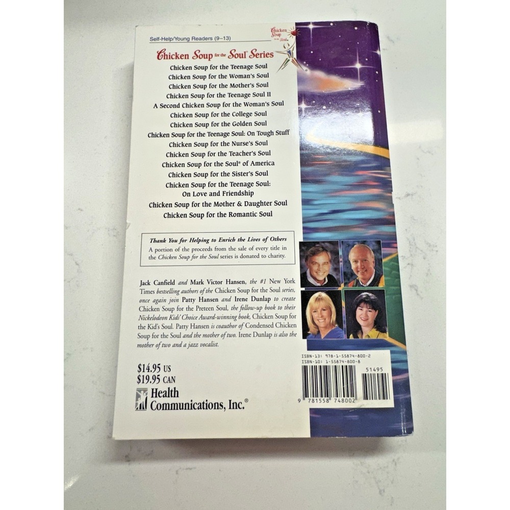 Chicken Soup‎ for the Preteen Soul by Jack Canfield Paperback ISBN 9781558748002 - Picture 2 of 5